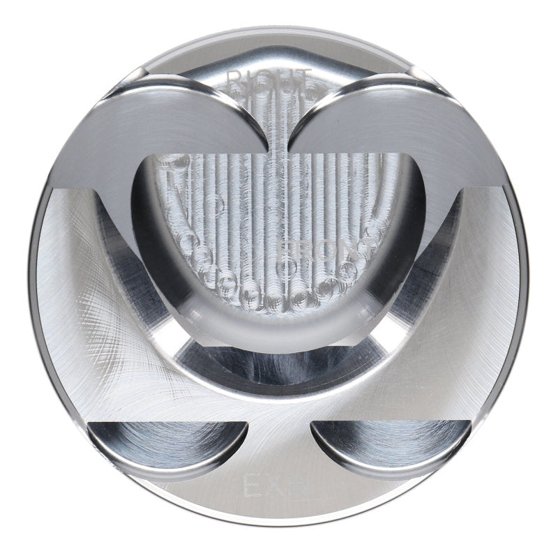 JE Pistons Nissan VR30DDTT 86mm Bore 10.2:1 CR -3cc Dish - Set of 6, aftermarket performance parts, DTX Performance