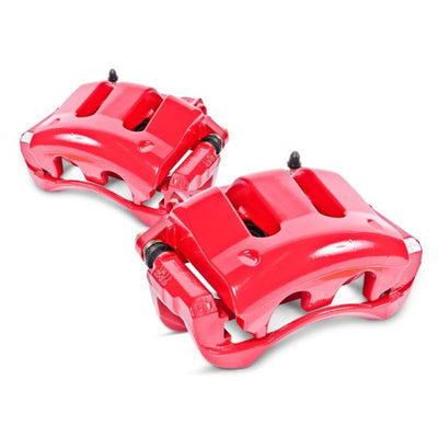 Power Stop 04-11 Ford F-150 Rear Red Calipers - Performance brake upgrades from veteran owned shop.