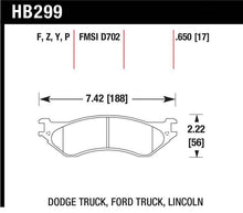Load image into Gallery viewer, HawkDodge B1500 VanDurango/1500 Pickup/1500 Van / Ford / Lincoln LTS Street Front &amp; Rear Brake Pad