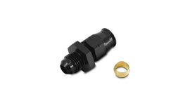 Vibrant -4AN Male to 1/4in Tube Adapter Fitting (w/ Brass Olive Insert) by DTX Performance, for performance car parts and upgrades.