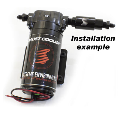 Snow Performance Billet 100 Micron Water Filter (Braided Lines Req. SNO-803-BRD) installation example