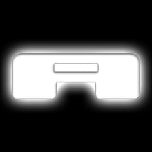 Load image into Gallery viewer, ORACLE Lighting Universal Illuminated LED Letter Badges - Matte Wht Surface Finish - A for performance car parts and tuning upgrades.