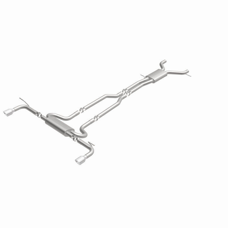 MagnaFlow 07 Audi Q7 V8 4.2L Dual Split Rear Exit Stainless Cat-Back Perf Exhaust - performance car parts