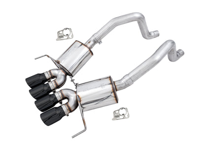 AWE Tuning 14-19 Chevy Corvette C7 Z06/ZR1 Touring Edition Axle-Back Exhaust w/Black Tips, performance car parts, DTX Performance