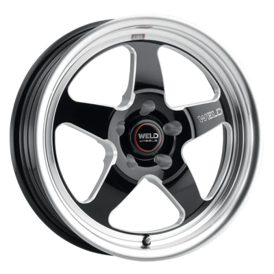 Weld 17x10 Ventura Drag 5x114.3 ET49 BS 7.42 Gloss BLK MIL DIA 78.1