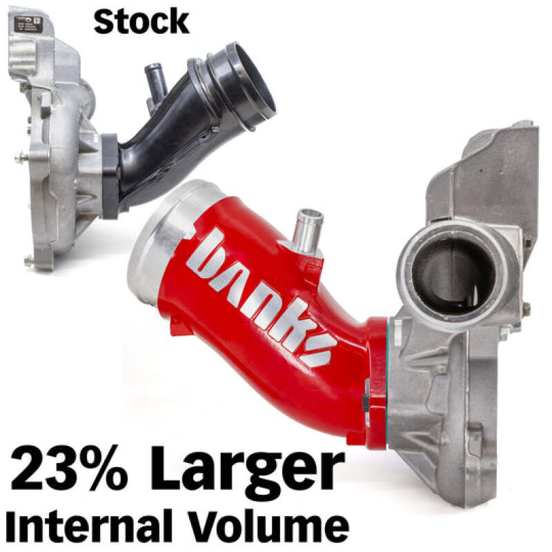 Banks Power 17-24 Chevrolet/GMC 2500/3500 6.6L Duramax L5P Monster-Ram Turbo Inlet Elbow - Natural - DTX Performance