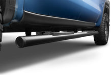 Load image into Gallery viewer, RealTruck 20-26 Jeep Gladiator JT Crew Cab Traxio 3in Nerf Bars - Textured Black