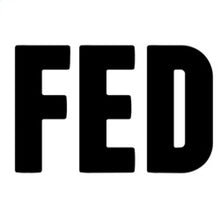 Load image into Gallery viewer, Bold black FED text on white background