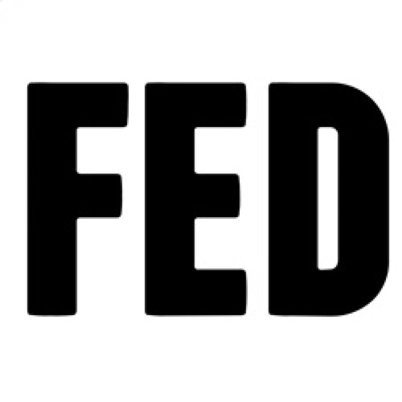 Bold black 'FED' text on white background
