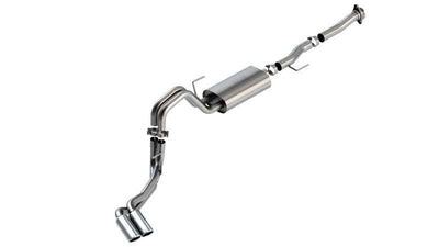 Borla F-150 2021 5.0L 2dr RC SB (122.8 WB) XL/XLT 3/2.25 DSE Cat-Back S-Type Chrome Tips, performance car parts by DTX Performance