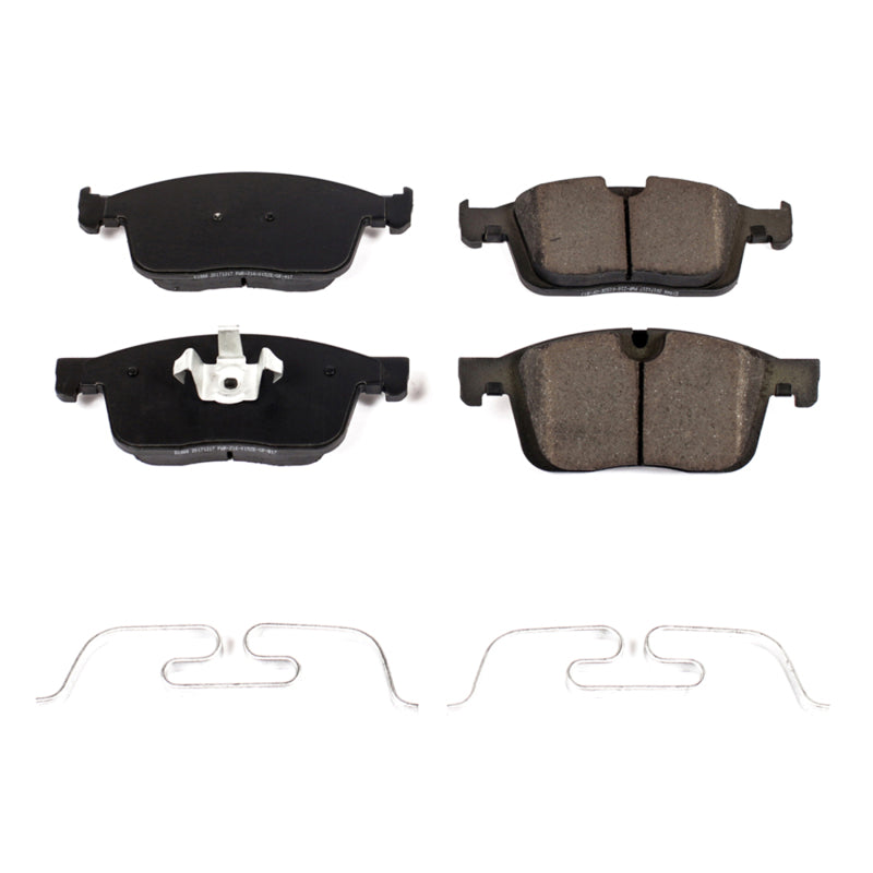 Power Stop 16-17 Volvo XC60 Front Z17 Evolution Ceramic Brake Pads w/Hardware - DTX Performance