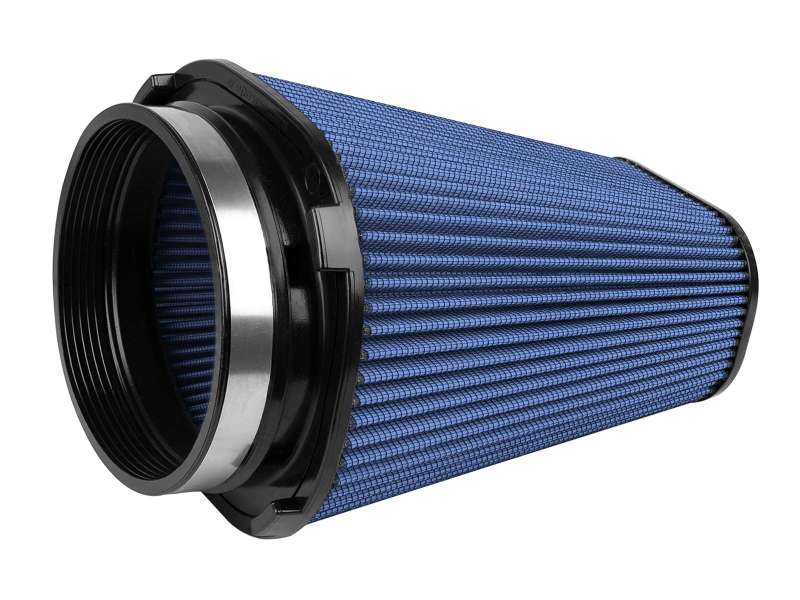 aFe Magnum FLOW Pro 5R Air Filter (5.5x 7.5)in F (9x 7)in B (5.8 x 3.8)in T (Carbon Fiber) x 10in H - DTX Performance