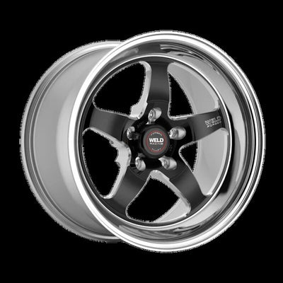 Weld S71 20x13 / 5x4.75mm BP / 6.9in BS / 3.18 ID Black CTR Wheel (Medium Pad)