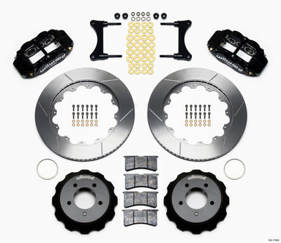 Wilwood Narrow Superlite 6R Front Hat Kit 14.00in 93-96 Mazda RX7 performance car parts by DTX Performance for upgrades