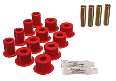 Energy Suspension 95-97 Toyota Tacoma / 89 4Runner / 89-95 Pick Up Red Rear Leaf Spring Shackle Bush, performance car parts