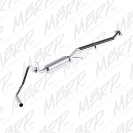 MBRP 2003-2007 Chev/GMC 1500 Classic 4.8/5.3L EC/CC-SB Cat Back Single Side AL P Series Exhaust, high performance car parts