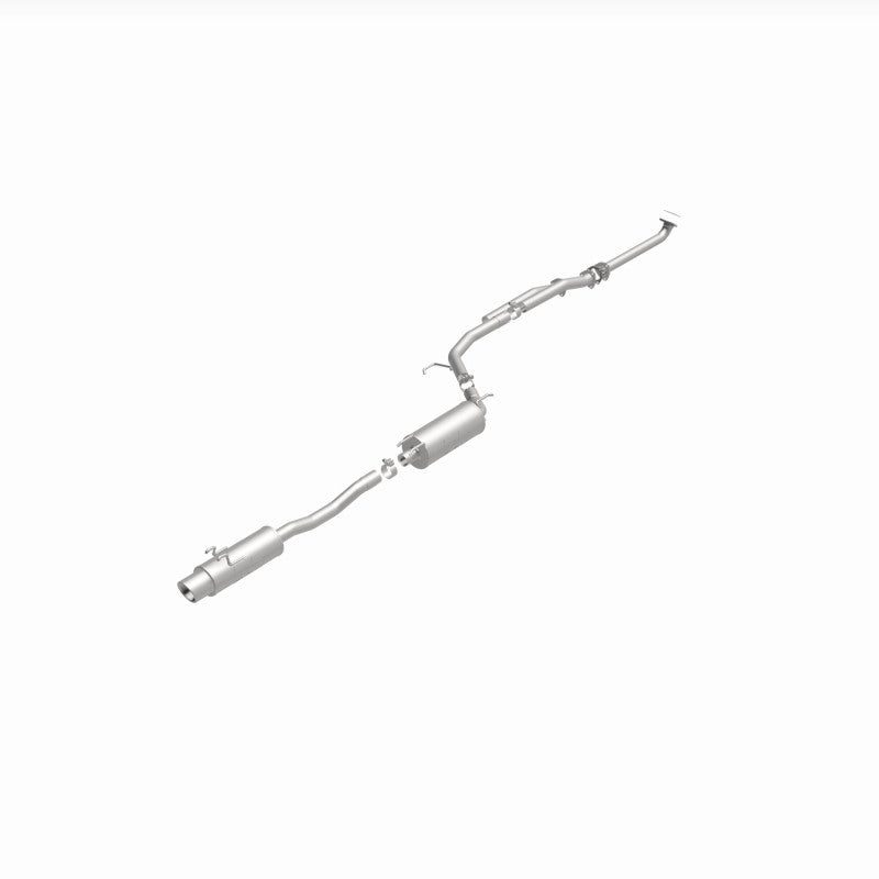 MagnaFlow Sys CB 06- Honda Civic 1.8L performance exhaust system on white background.