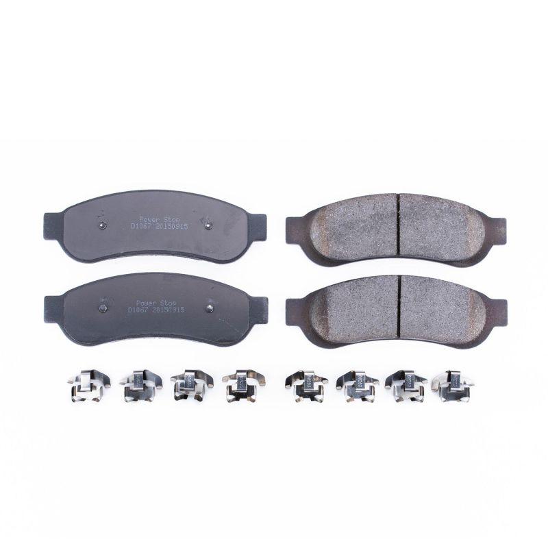 Power Stop 07-10 Ford F-250 Super Duty Rear Z17 Evolution Ceramic Brake Pads w/Hardware - DTX Performance