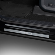 Load image into Gallery viewer, Putco 15-20 Ford F-150 - SuperCrew w/ F-150 Etchinng (4pcs) Black Platinum Door Sills