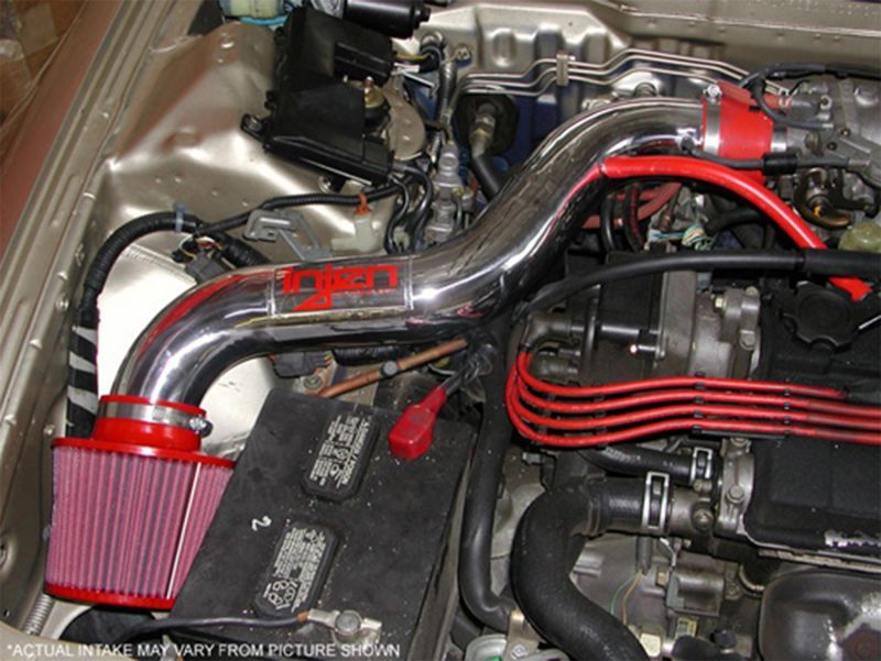 Injen 90-93 Acura Integra L4 1.8L Black IS Short Ram Cold Air Intake - DTX Performance