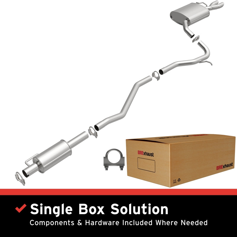 MagnaFlow BRE Exhaust Kit 06-10 Fusion Milan 2.3L high performance car part with single box solution. DTX Performance veteran owned shop.