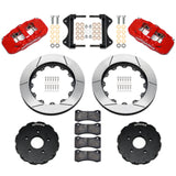 Wilwood 14-19 Chevrolet Corvette C7 AERO6 Front BBK - 14.00 Rotor - Red