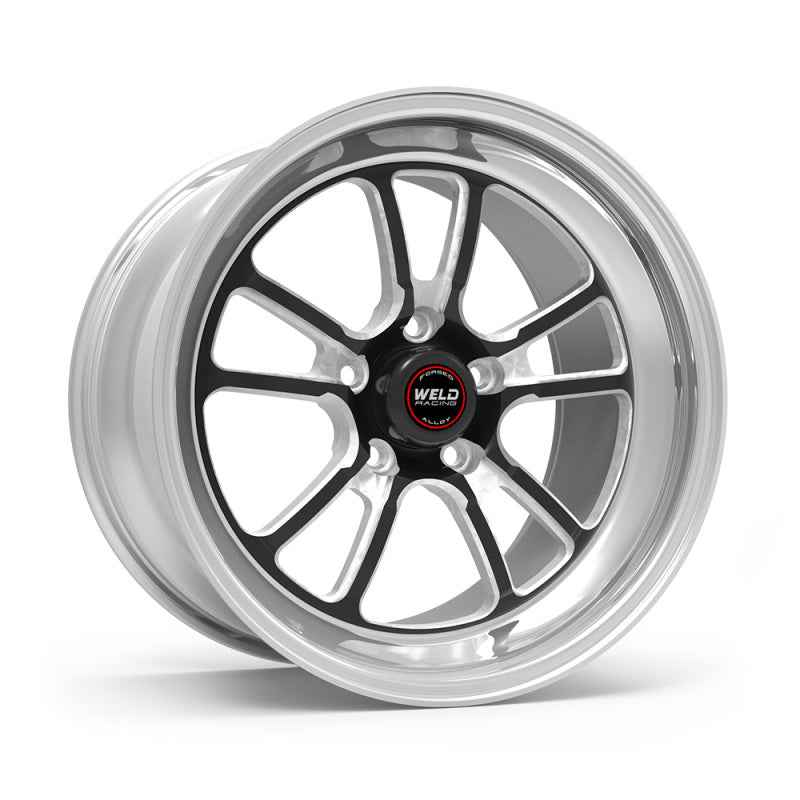 Weld S70 18x9 / 5x4.75 BP / 5.7in. BS Black Wheel (Medium Pad) - Non-Beadlock