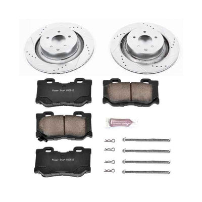 Power Stop 08-13 Infiniti G37 Rear Z23 Evolution Sport Brake Kit, high performance brakes, brake upgrades from DTX Performance