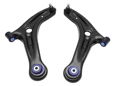Superpro 13-17 Ford Fiesta Complete Front Lower Control Arm Kit (Caster Increase) performance car parts by DTX Performance