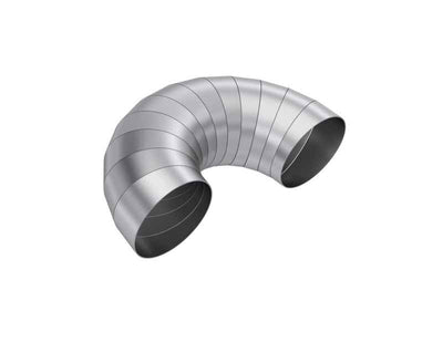 MBRP T304 Stainless Steel 5in Dia 180 Deg Universal Pie Cut Kit for performance car parts at DTX Performance, enhancing engine performance.
