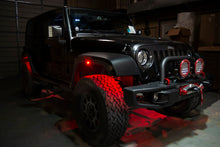Load image into Gallery viewer, Jeep with Oracle Bluetooth + RF Underbody Rock Light Kit - 8 PCS - ColorSHIFT, perfect for performance car upgrades.