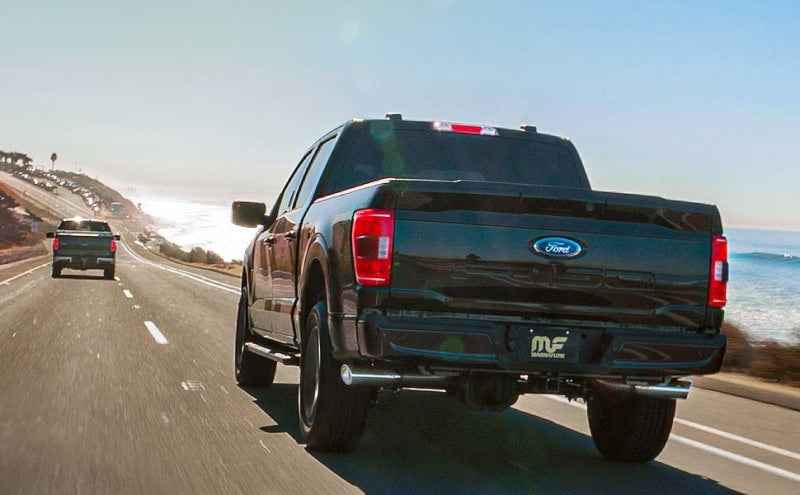 Ford truck with MagnaFlow exhaust on highway