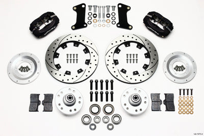 Wilwood Forged Dynalite Front Kit 12.19in Drilled 67-69 Camaro 64-72 Nova Chevelle, performance car parts, high performance brakes