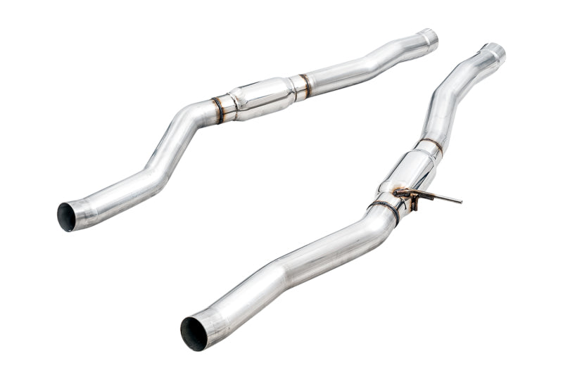 AWE 2020 Toyota Supra A90 Resonated Touring Edition Exhaust - 5in Chrome Silver Tips - DTX Performance