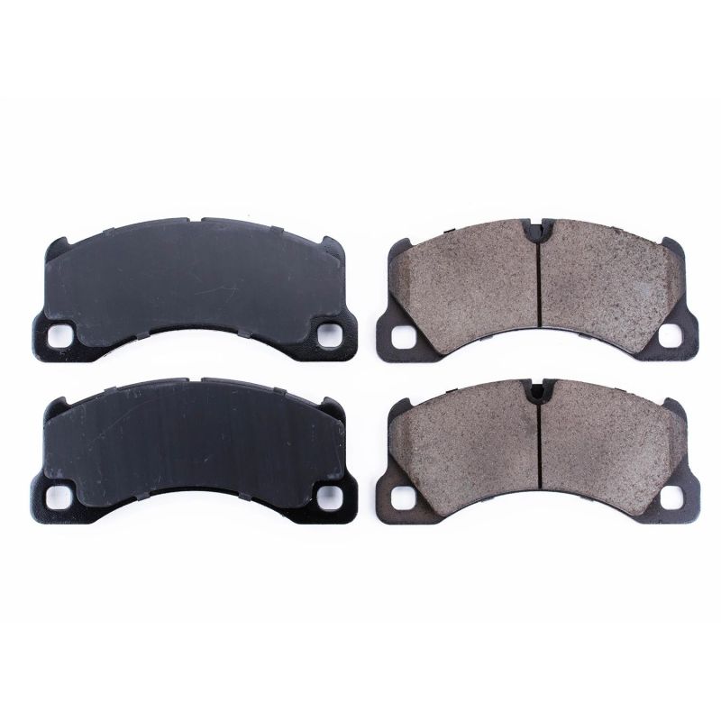 Power Stop 2008 Porsche Cayenne Front Z17 Evolution Ceramic Brake Pads w/Hardware - DTX Performance