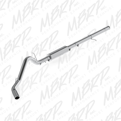 MBRP 2014 Chevy/GMC 1500 Silverado/Sierra 6.2L V8 Aluminum 3.5in C/B Single Side Exit Exh. performance car parts