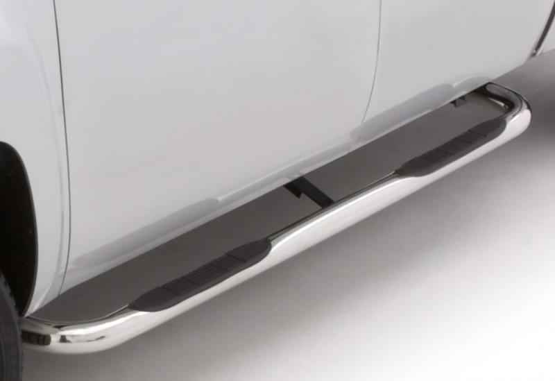 Lund 94-02 Dodge Ram 2500 Quad Cab 3in. Round Bent SS Nerf Bars - Polished performance car parts