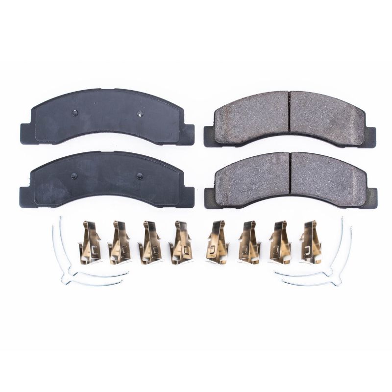 Power Stop 00-05 Ford Excursion Front Z17 Evolution Ceramic Brake Pads w/Hardware - DTX Performance