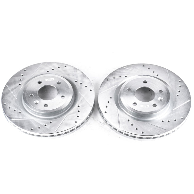 Power Stop 09-11 Ford Flex Front Evolution Drilled & Slotted Rotors - Pair - DTX Performance