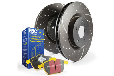 EBC S5 Brake Pad and Rotor Kit for high performance brakes from DTX Performance. Ideal for performance car parts and aftermarket upgrades.