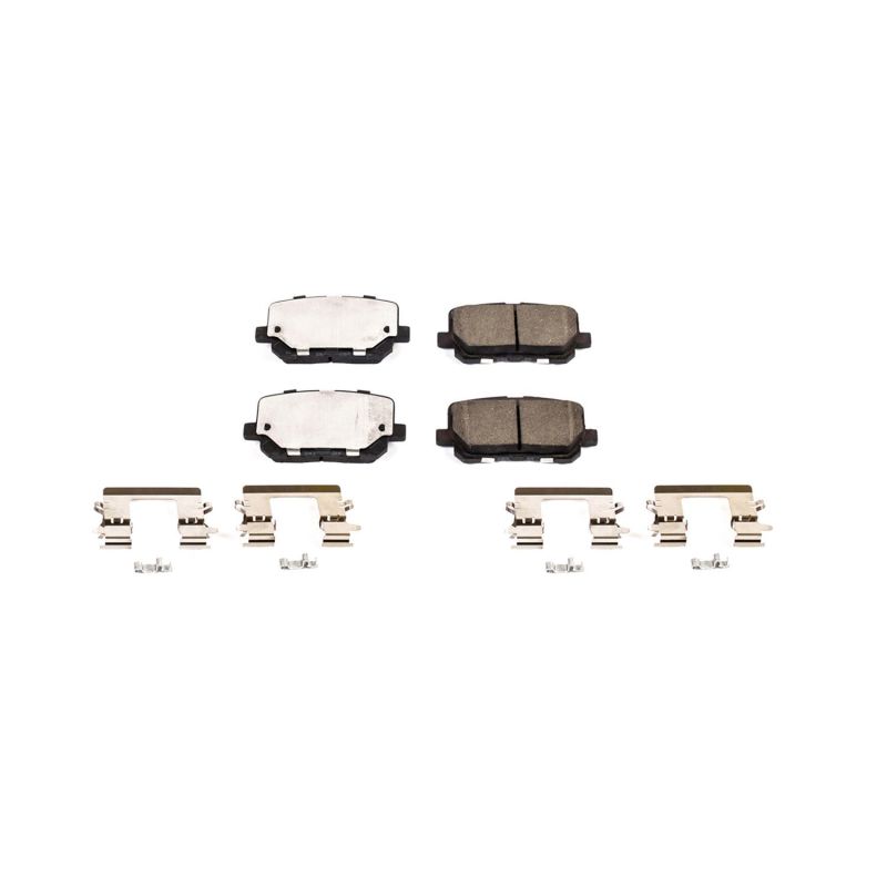 Power Stop 14-19 Dodge Charger Rear Z17 Evolution Ceramic Brake Pads w/Hardware - DTX Performance