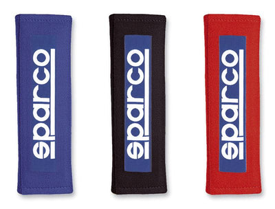 Sparco Belt Pad 3In Blue Racing, high performance car parts, aftermarket upgrades, Sparco pad for racing, DTX Performance shop accessory