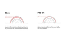 Load image into Gallery viewer, Stock vs Pro-Kit tire comparison for Eibach Pro-Kit Lowering Springs – 2010–2014 Camaro V6 (3.6L) performance enhancements.