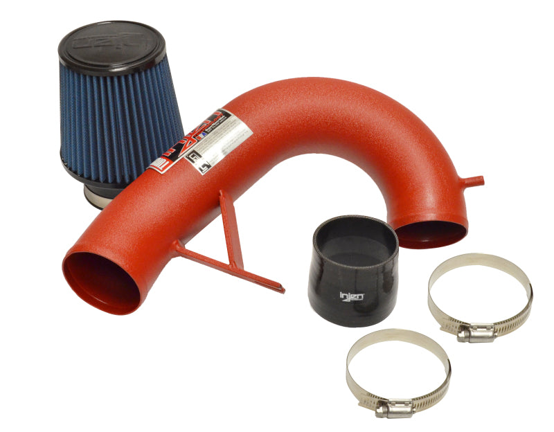 Injen 17-19 Audi A4 2.0T Wrinkle Red Short Ram Air Intake - DTX Performance