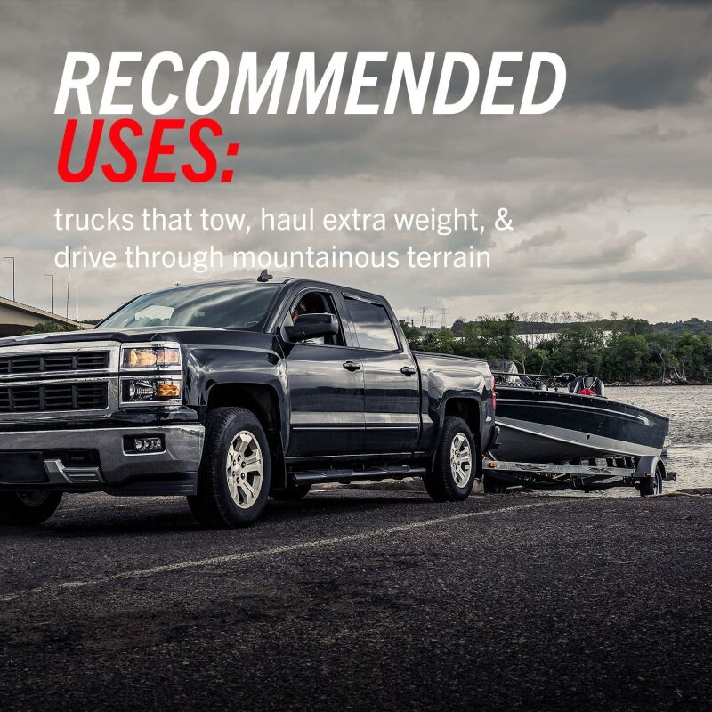 Truck towing trailer for off-road use