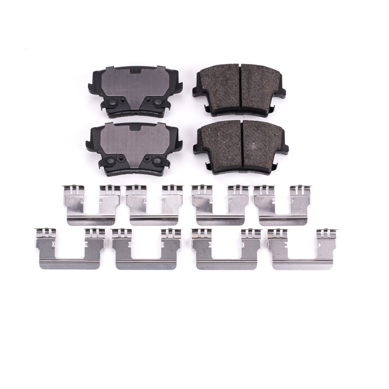 Power Stop 05-19 Chrysler 300 Rear Z17 Evolution Ceramic Brake Pads w/Hardware - DTX Performance