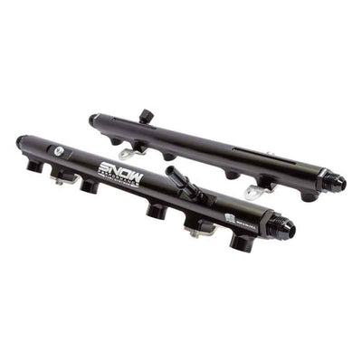 Snow 2018+ Ford Coyote Return Style Fuel Rail Kit, high performance car parts by DTX Performance