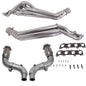 BBK 15-23 Ford Mustang GT 1-3/4 Long Tube Headers w/High Flow Catted Mid Pipe (Silver Ceramic)