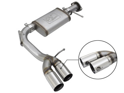 aFe MACH Force-XP 3in 409 SS Cat-Back Exhaust w/ Polished Tip 17-19 GM Colorado/Canyon V6-3.6L - DTX Performance