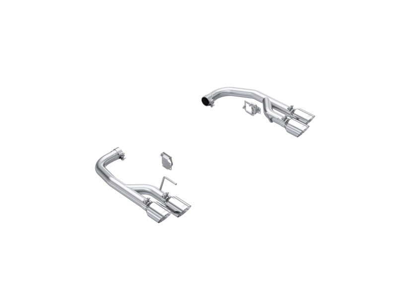 MBRP 2024+ Mustang GT 5.0L Aluminized Steel 2.5in Axle-Back Exhaust w/ Dual-Rear Quad Exhaust Tips - DTX Performance